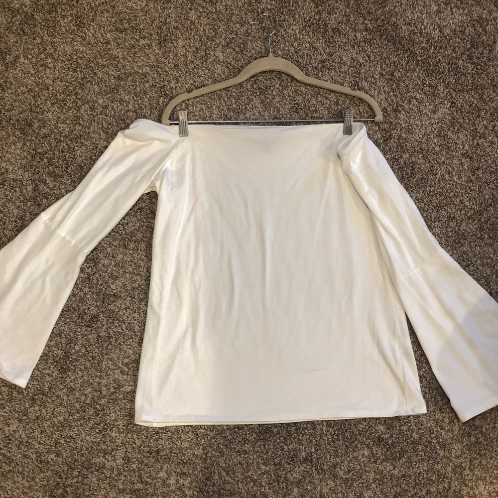Banana Republic Off-the-Shoulder Bell Sleeve Top